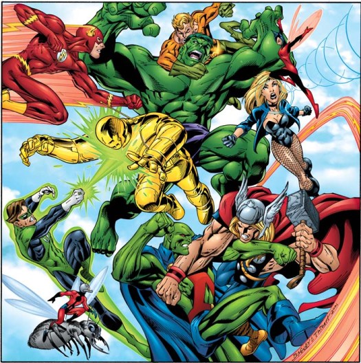 #JLA - Year One vs. the Founding #Avengers