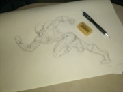 My anatomy isn't quite right but here is my Flash...